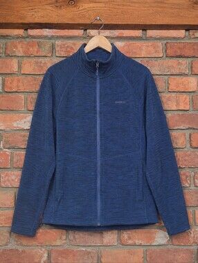 🇨🇦 Karbon Navy Blue Full Zip Fleece Jacket XXL Athletic Performance Layer